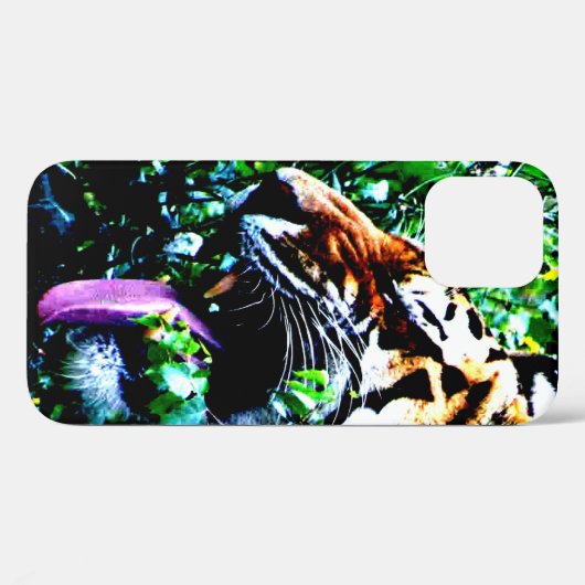 アムールタイガーiphcna Case-Mate iPhoneケース (裏面 (横))