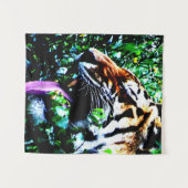 アムールタイガーwtcna タペストリー (正面(横))