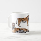 アムールトラのマグカップ コーヒーマグカップ (正面左)