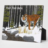 アムール（シベリア）タイガー フォトプラーク (側面)