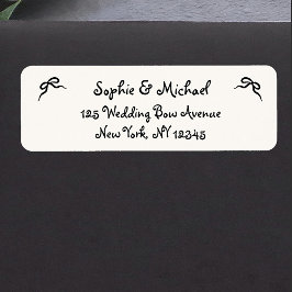 アムール |ボー図解入りの、写真付きのフランスの差出人住所 ラベル