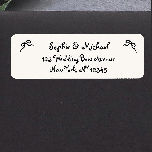 アムール |ボー図解入りの、写真付きのフランスの差出人住所 ラベル