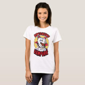 アメオウジングVampurr女性白 Tシャツ (正面フル)
