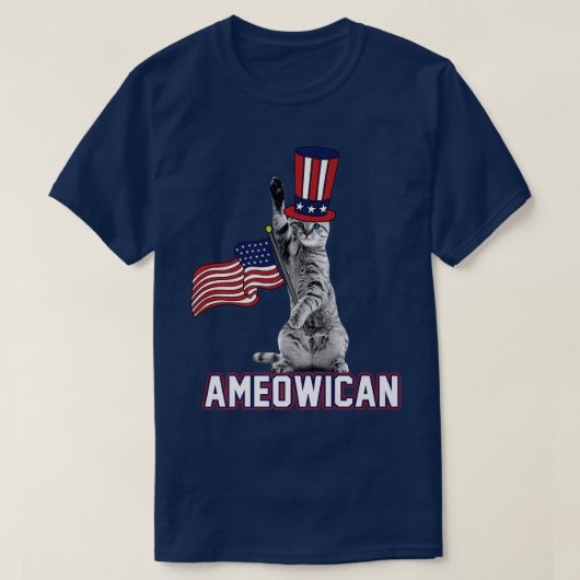 アメオビカンの子猫 Tシャツ (デザイン正面)