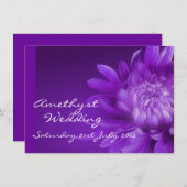 アメシストの結婚6周年パーティー招待状6 招待状 (正面/裏面)