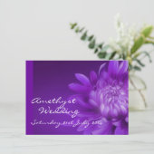 アメシストの結婚6周年パーティー招待状 招待状 (スタンド正面)