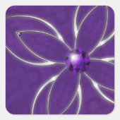 アメジストで夢 スクエアシール (正面)