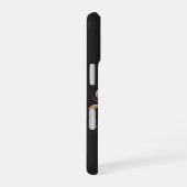 アメジストとゴールドの蝶々  iPhone 16ケース (右側面)