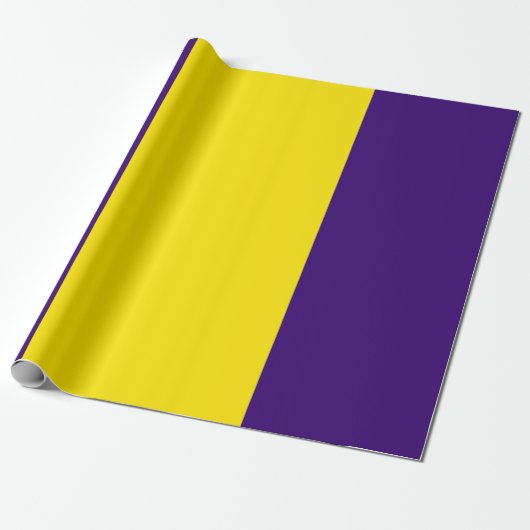 アメジストと金ゴールドシーラストギフトラップ ラッピングペーパー (アンロールド)