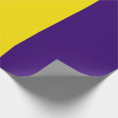 アメジストと金ゴールドシーラストギフトラップ ラッピングペーパー (角)