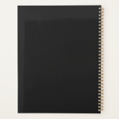 アメジストと金ゴールド蝶 プランナー手帳 (裏面)