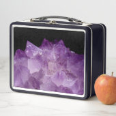 アメジストの切り開き石 メタルランチボックス (インサイチュ)