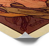 アメジストイラストレーションバイアルフォンスミュシャ ポスター (角)