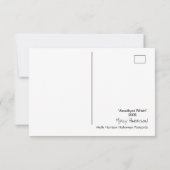 アメジストウィッチハロウィンポストカード カード (裏面)