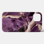 アメジストエレガント大理石 Case-Mate iPhoneケース (裏面 (横))