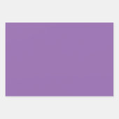 アメジストオーキッドパープルカラー ラッピングペーパーシート (正面3)