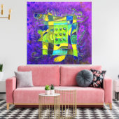 『アメジストオープン』ポール・ブイチ キャンバスプリント (インサイチュ (リビング))