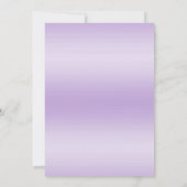 アメジストクォーツ誕生日ブランチ 招待状 (裏面)