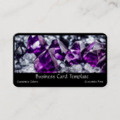 アメジストクリスタルヒーリング名刺 名刺 (正面)