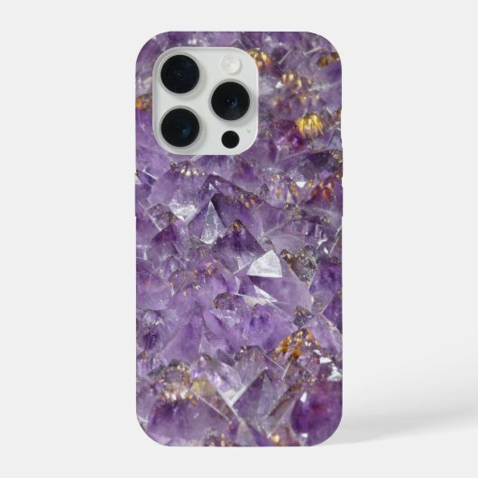 アメジストクリスタルフォンケース iPhoneケース (裏面)
