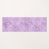 アメジストクリスタルルック薄紫パープルヨガマット ヨガマット (正面(横))