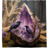 アメジストクリスタル – クロウズラヴェンス シャワーカーテン (正面)