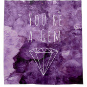 アメジストゲードあなたはAジェム シャワーカーテン (正面)