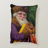 アメジストサンタ角形枕 アクセントクッション (裏面(縦))