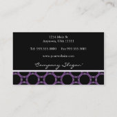 アメジストサークル名刺 名刺 (裏面)