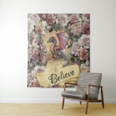 アメジストザドラゴンラージビクトリアンウォールタペストリー タペストリー (インサイチュ)