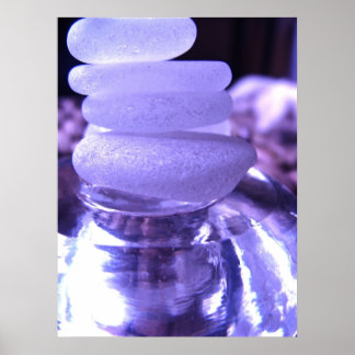 アメジストシーガラスプリント ポスター