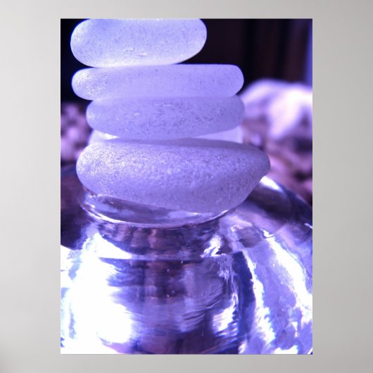 アメジストシーガラスプリント ポスター (正面)