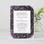 アメジストジオード|バイオレット結婚式招待状 招待状 (スタンド正面)