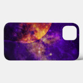 アメジストスカイゴールデンプラネット星雲iPadケース Case-Mate iPhoneケース (裏面 (横))