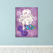 アメジストストレッチキャンバスプリントプリントウォールアート キャンバスプリント (インサイチュ (ウッドフロア))