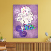 アメジストストレッチキャンバスプリントプリントウォールアート キャンバスプリント (インサイチュ (リビング))