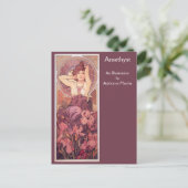 アメジストス大切タンアルフォンスミュシャ ポストカード (スタンド正面)