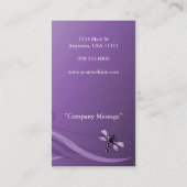 アメジストトンボ名刺 名刺 (裏面)