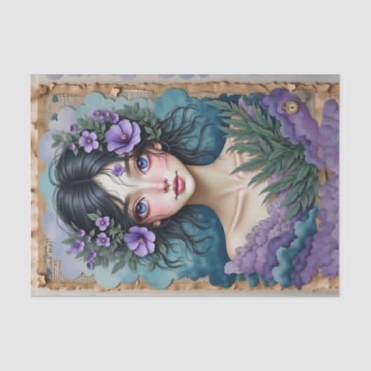 アメジストドリーマー | デコページ紙💜🌧️ 薄葉紙 (正面)