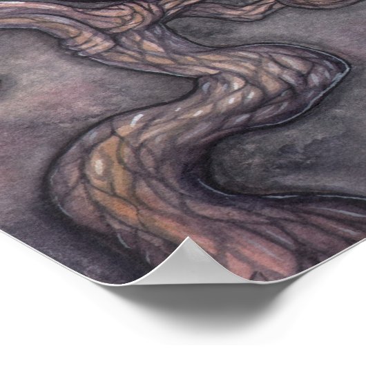 アメジストドリームゴシックファンタジーフェアリーポスター ポスター (角)