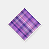 アメジストネイビーブルーコットンキャンディピンクマドラス スタンダードカクテルナプキン (角)