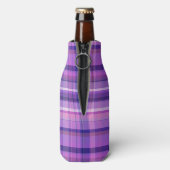 アメジストネイビーブルーコットンキャンディピンクマドラス ボトルクーラー (ボトル裏面)