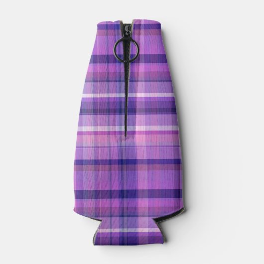 アメジストネイビーブルーコットンキャンディピンクマドラス ボトルクーラー (裏面)