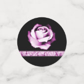 アメジストバラウェディングシャワー表紙吹雪 コンフェッティ (スモール正面)