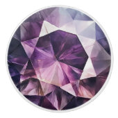 アメジストパターン セラミックノブ (正面)