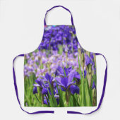アメジストパープルアイリスズガーデン エプロン (正面)