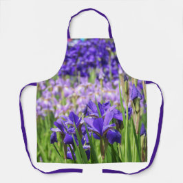 アメジストパープルアイリスズガーデン エプロン