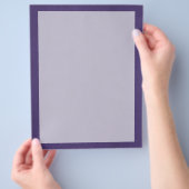 アメジストパープルカラーベルベットカスタムホームカジノ チラシ (手)