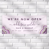 アメジストパープルグリッターアゲートジオデラックスビジネス 横断幕