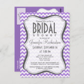 アメジストパープルシェブロン ポストカード (正面/裏面)